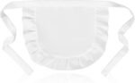 Cosplay Waist Apron, White Cosplay Waist Apron Puffy Tight Costume Half Apron White Apron Party Cosplay Costumes Dress Accessory Kitchen Party Favors Maid Half Apron for Women Girls