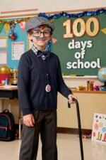 8PCS Old Man Costume for kids 100 Days of School boys Grandpa old person Outfit Cosplay - Image 4