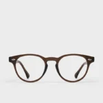 Round Glasses for Women Men Vintage Circle Thick Frame Eyeglasses Non Prescription Glasses Clear lens Eyewear