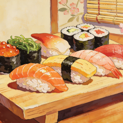 Sushi canvas