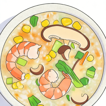 Seafood Congee Canvas