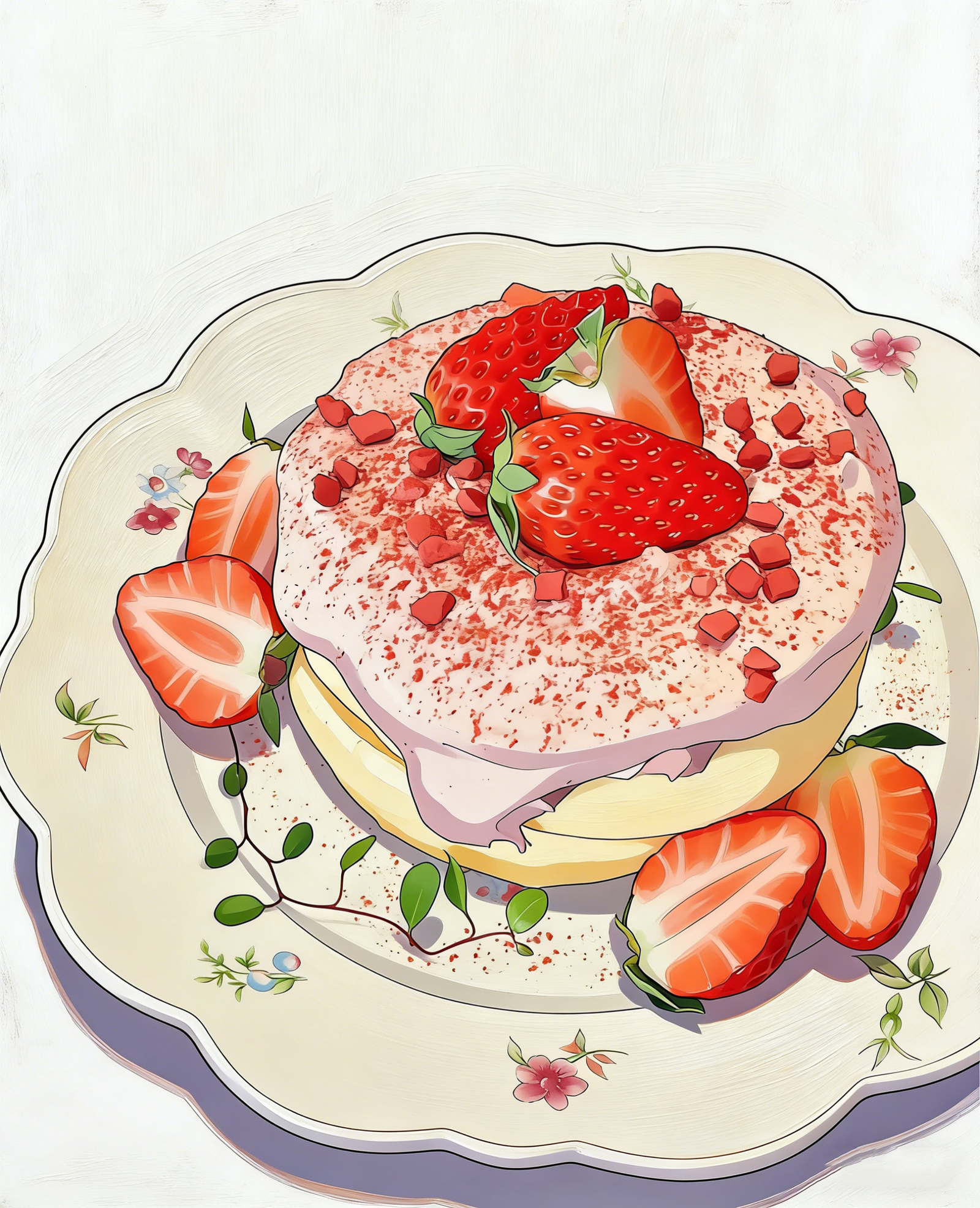 图片风格转换 (1) Strawberry Shuflei Canvas - Image 1