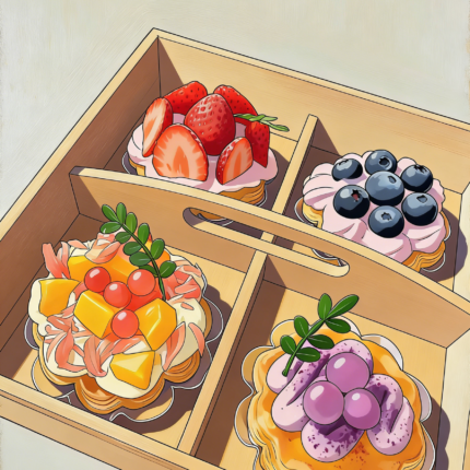 Sunflower Ode Egg Tart Canvas