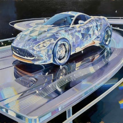 Diamond Sports Car Canvas