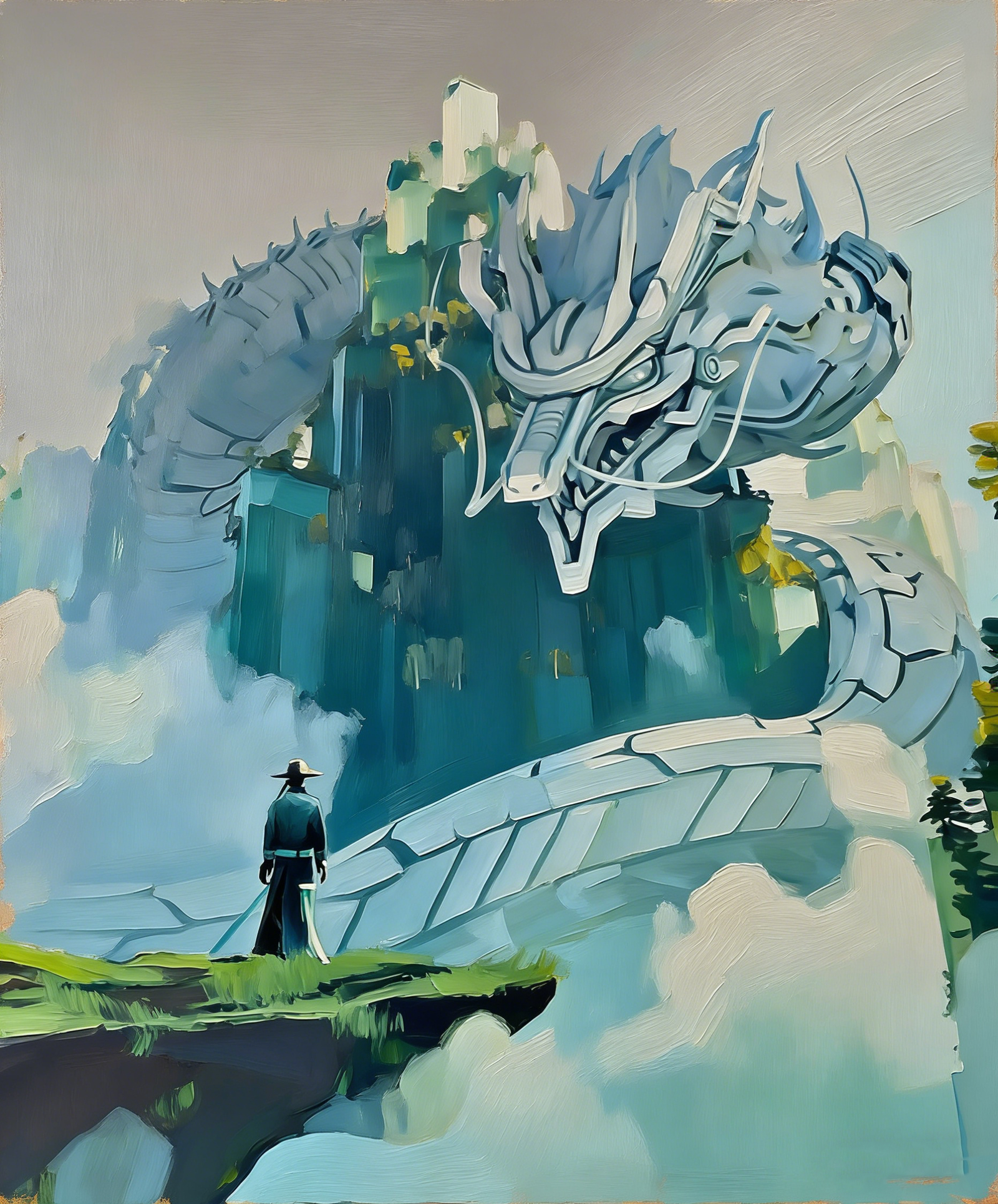 抖音礼物特效原图查找 (1) Dragon Seeker Canvas - Image 1