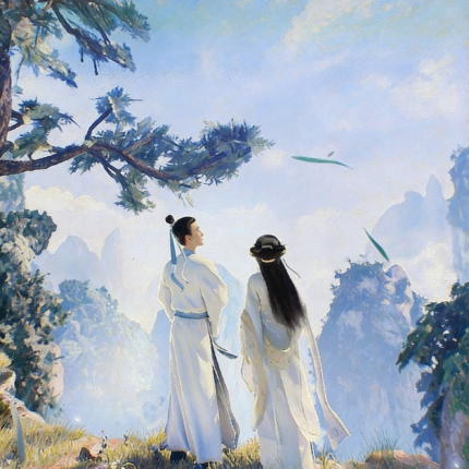 A thousand years waiting for a canvas