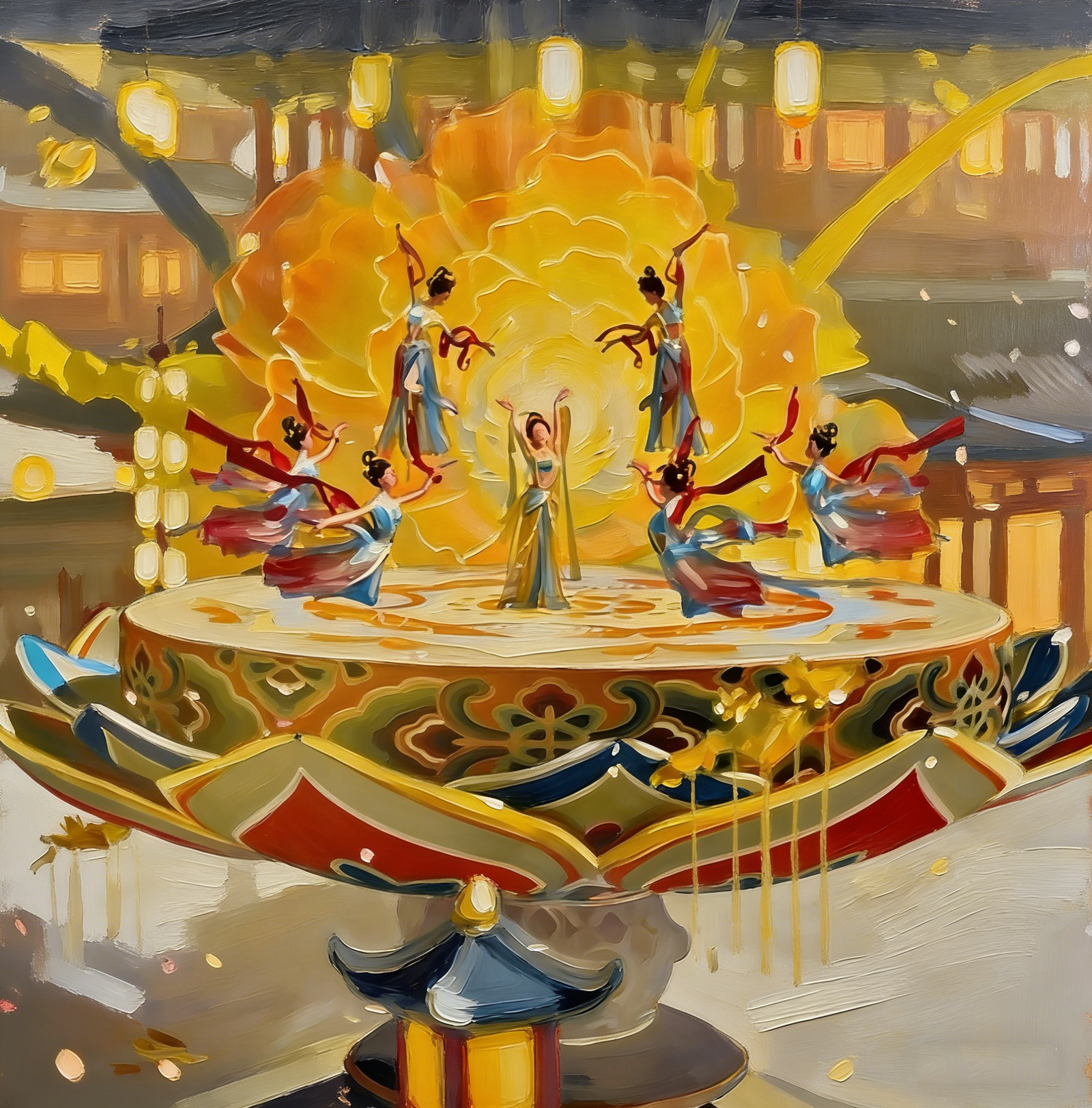 抖音礼物特效原图查找 (6) Dunhuang Dreaming Canvas - Image 1