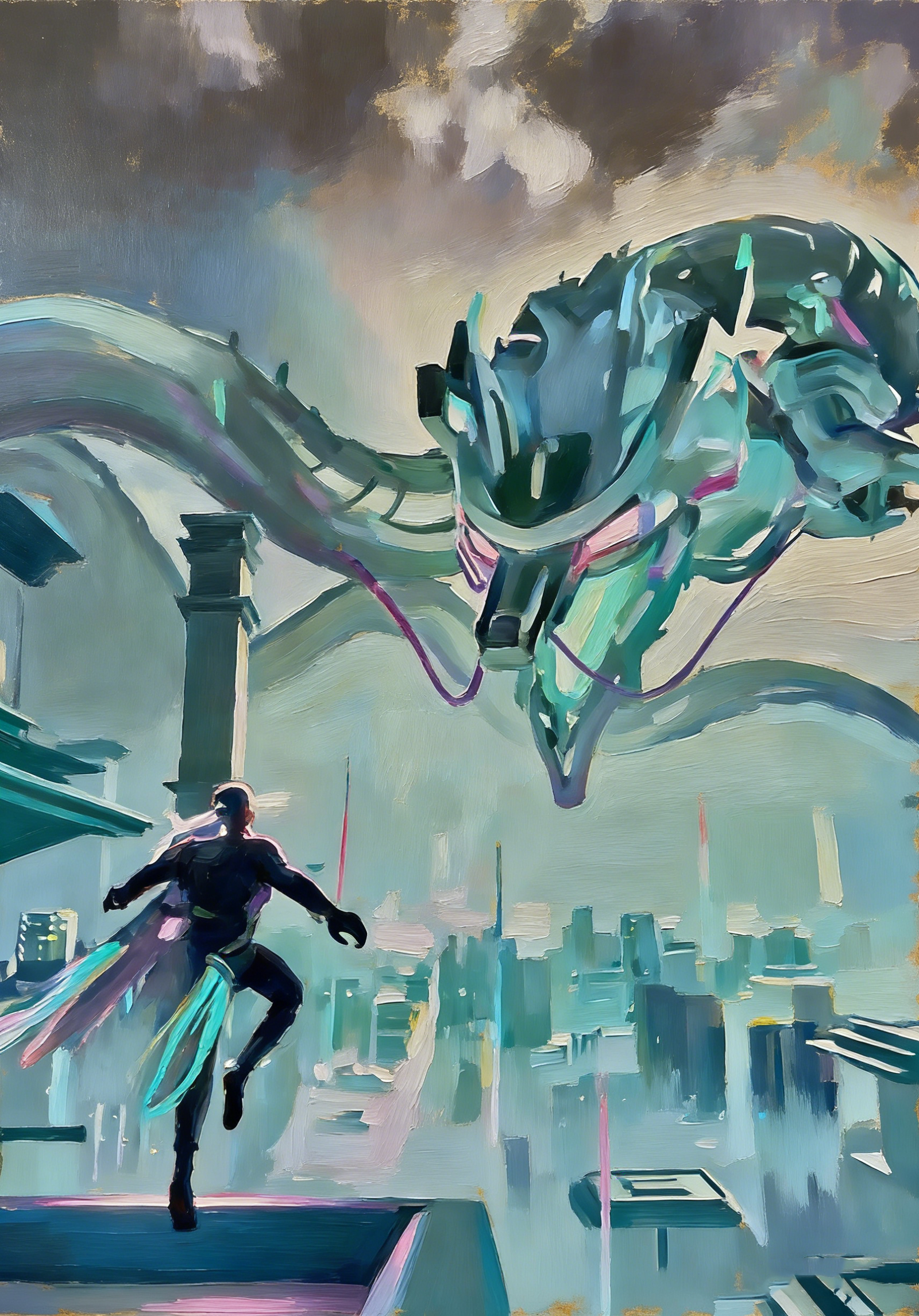 抖音礼物特效原图查找 (8) Royal Dragon Ranger Canvas - Image 1