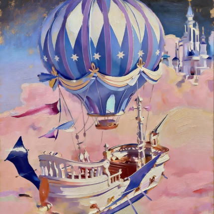 Cloud Secret Realm Canvas