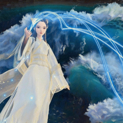 The Golden Mountain Canvas Covered in Water